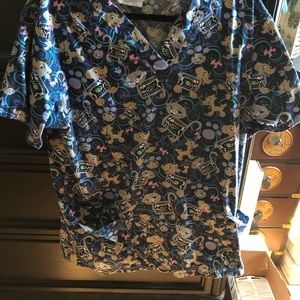 Large Cat/Dog X-ray Scrub Top